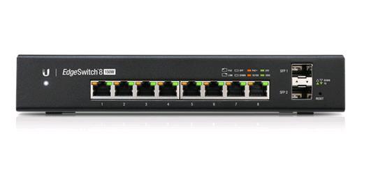 Ubiquiti EdgeSwitch 8 150W, Gestito, L2/L3, Gigabit Ethernet (10/100/1000), Full duplex, Supporto Power over Ethernet (PoE)