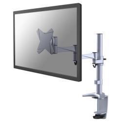 Neomounts FPMA-D1330 - Kit montaggio - video full-motion - per display LCD - argento - dimensione schermo: 10"-30" - installabile con morsetto, rondella, montabile su desk