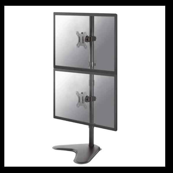 Neomounts FPMA-D550DDV - Supporto - per 2 display LCD - nero - dimensione schermo: 10"-32" - supporto per scrivania, montabile su desk