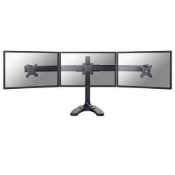 Neomounts FPMA-D700DD3 - Supporto - per 3 schermi LCD - nero - dimensione schermo: 10"-27" - supporto per scrivania, rondella, montabile su desk