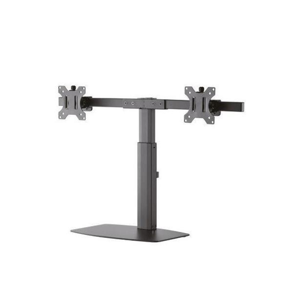 Neomounts FPMA-D865D - Supporto - video full-motion - per 2 display LCD - nero - dimensione schermo: 10"-27" - supporto per scrivania, montabile su desk