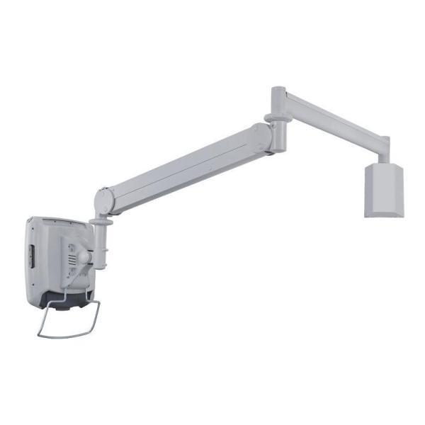 Neomounts FPMA-HAW100HC - Staffa - video full-motion - per display LCD - medico - bianco - dimensione schermo: 10"-30" - installabile a parete