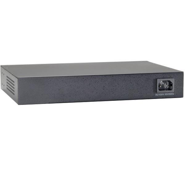 LevelOne GEU-1621 - Switch - unmanaged - 16 x 10/100/1000 - montabile su rack, montaggio a parete