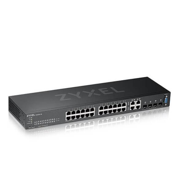 Zyxel GS2220-28 - Switch - gestito - 24 x 10/100/1000 + 4 x combo Gigabit SFP - montabile su rack