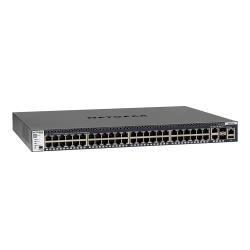 NETGEAR M4300-52G - Switch - L3 - gestito - 2 x 10/100/1000/10000 + 2 x 10 Gigabit SFP+ + 48 x 10/100/1000 - flusso d'aria da anteriore a posteriore - montabile su rack