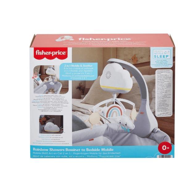 Fisher-Price - Rainbow Showers Bassinet to Bedside Mobile