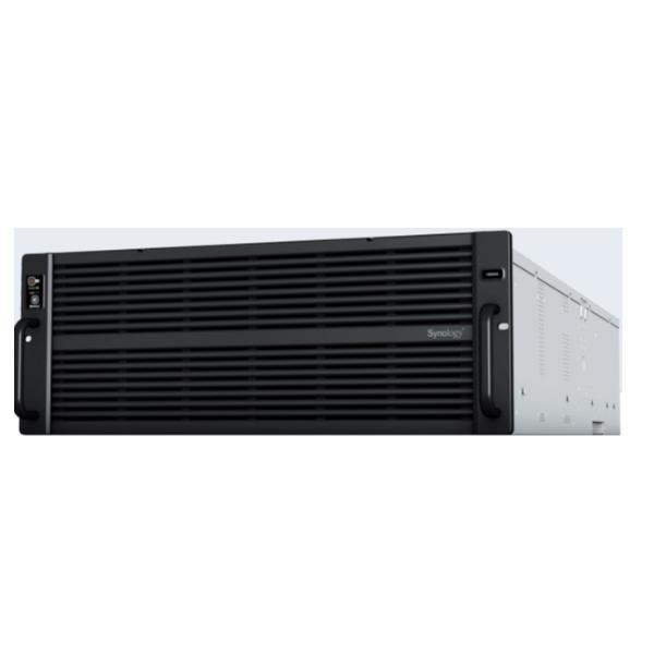 Synology High Density HD6500 - Server NAS - 60 alloggiamenti - 960 GB - montabile in rack - SATA 6Gb/s - SSD 480 GB x 2 - RAID 0, 1, 5, 6, 10, JBOD, sostituzione a caldo - RAM 64 GB - Gigabit Ethernet / 10 Gigabit Ethernet - iSCSI supporto - 4U