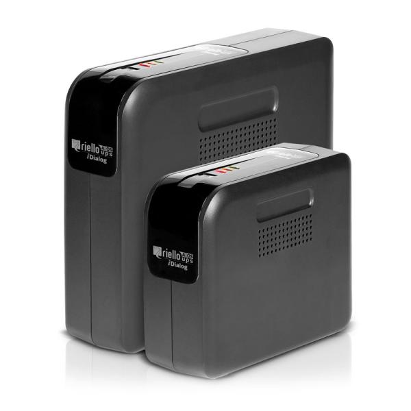 Riello UPS iDialog IDG 600 - UPS - 230 V c.a. V - 360 Watt - 600 VA - USB - connettori di uscita 4 - nero