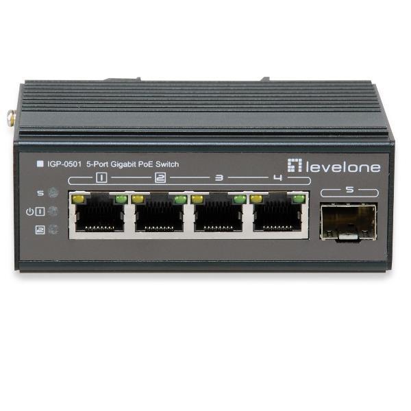 LEVEL ONE SWITCH INDUSTRIALE 5PORT GIGABIT