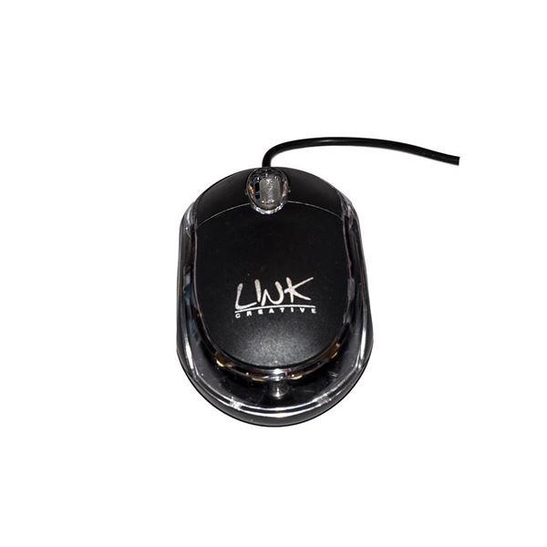 LINK LKMOS04 MINI MOUSE OTTICO USB 3 TASTI NERO