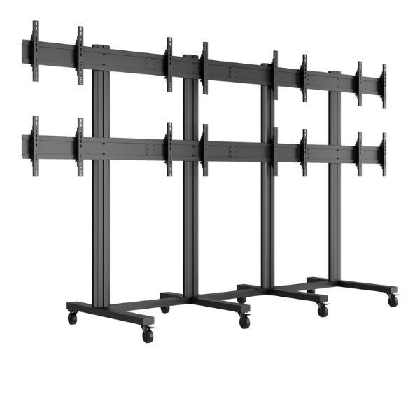 ITB SOLUTION CARRELLO VIDEOWALL 2X4 FINO 800X400
