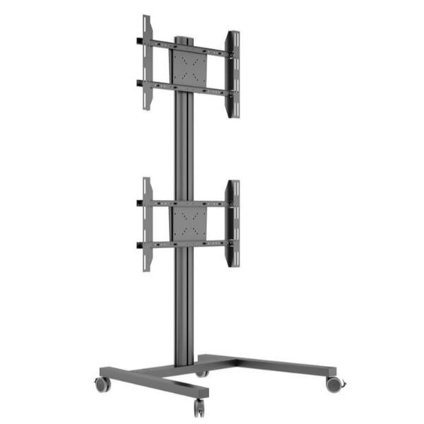 ITB SOLUTION CARRELLO DOPPIO MONITOR 1 2