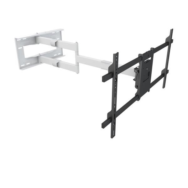 Multibrackets M Universal Long Reach Arm - Staffa - per display LCD - acciaio - nero/bianco - dimensione schermo: 42"-75" - installabile a parete