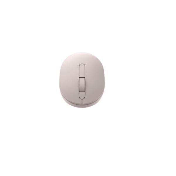 Dell MS3320W - Mouse - LED ottico - 3 pulsanti - senza fili - 2.4 GHz, Bluetooth 5.0 - ricevitore wireless USB - rosa cenere - retail - scatola - con 3 anni Next Business Day Advanced Exchange Service