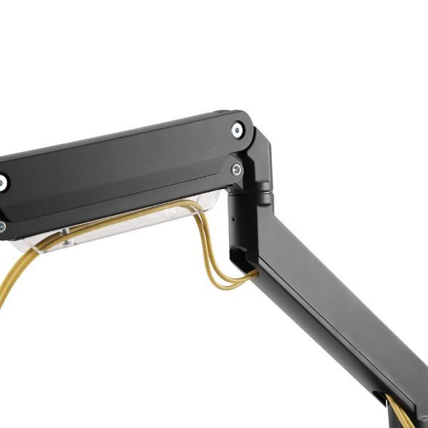 Neomounts by Newstar Select NM-D775DX3 - Kit montaggio - full-motion - per 3 schermi LCD - nero - dimensione schermo: 17"-24" - installabile con morsetto, rondella, montabile su desk