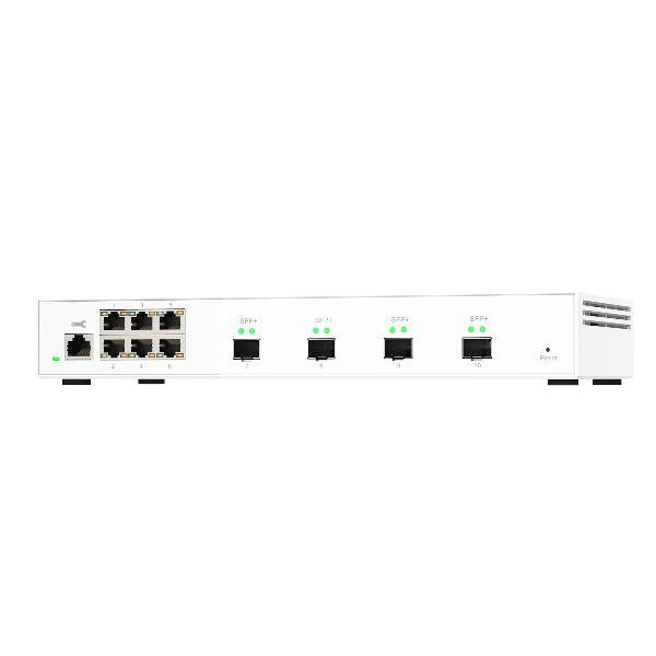 QNAP QSW-M2106-4S - Switch - gestito - 6 x 2.5GBase-T + 4 x 10Gb Ethernet SFP+ - desktop