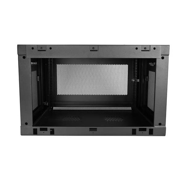 StarTech.com Armadio per Server Rack Montabile a Parete 6U - fino a 17" (43cm) di prof. - Armadio contenitore rack - montaggio a parete - nero - 6U