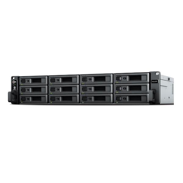 Synology RackStation RS2423+ - Server NAS - 12 alloggiamenti - montabile in rack - SATA 6Gb/s - RAID 0, 1, 5, 6, 10, JBOD - RAM 8 GB - Gigabit Ethernet / 10 Gigabit Ethernet - iSCSI supporto - 2U