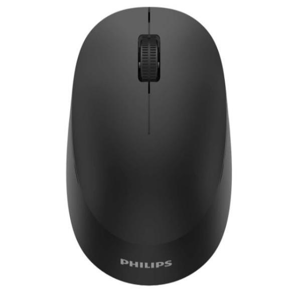 Philips SPK7307B - 3000 Series - mouse - ergonomico - per destrorsi e per sinistrorsi - ottica - 3 pulsanti - senza fili - 2.4 GHz - ricevitore wireless USB
