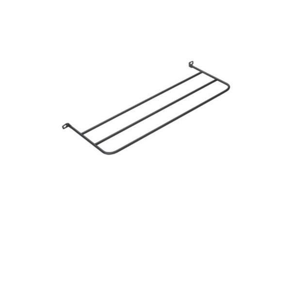 Panduit Extended Strain Relief Bar - Pressacavo - nero - 19"