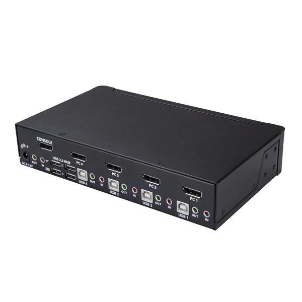 StarTech.com Switch KVM DisplayPort a 4 porte - …