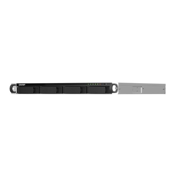 QNAP TS-464U-RP - Server NAS - 4 alloggiamenti - montabile in rack - SATA 6Gb/s - RAID 0, 1, 5, 6, 10, JBOD - RAM 8 GB - 2.5 Gigabit Ethernet - iSCSI supporto - 1U