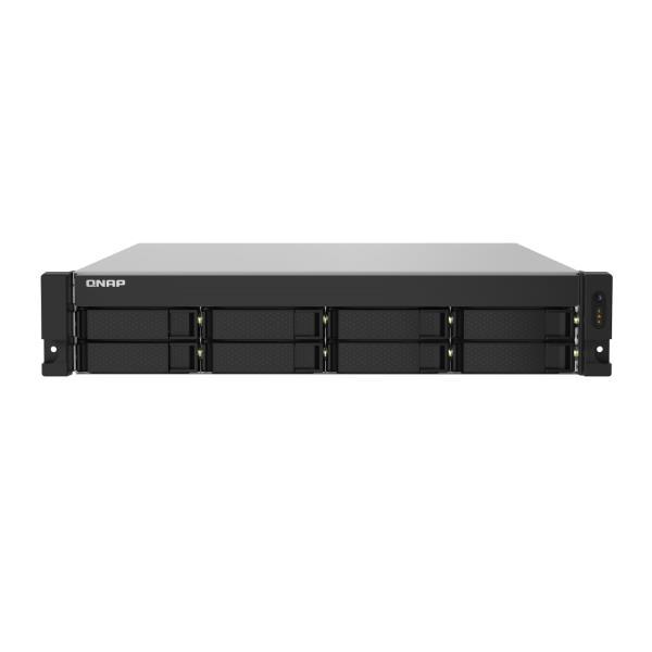 QNAP TS-832PXU - Server NAS - 8 alloggiamenti - montabile in rack - SATA 6Gb/s - RAID 0, 1, 5, 6, 10, 50, JBOD, 60 - RAM 4 GB - Gigabit Ethernet / 2.5 Gigabit Ethernet / 10 Gigabit Ethernet - iSCSI supporto - 2U