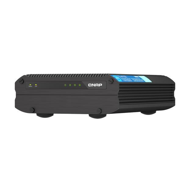 QNAP TS-i410X - Server NAS - 4 alloggiamenti - SATA 6Gb/s - RAID 0, 1, 5, 6, 10, JBOD - RAM 8 GB - 10 Gigabit Ethernet - iSCSI supporto