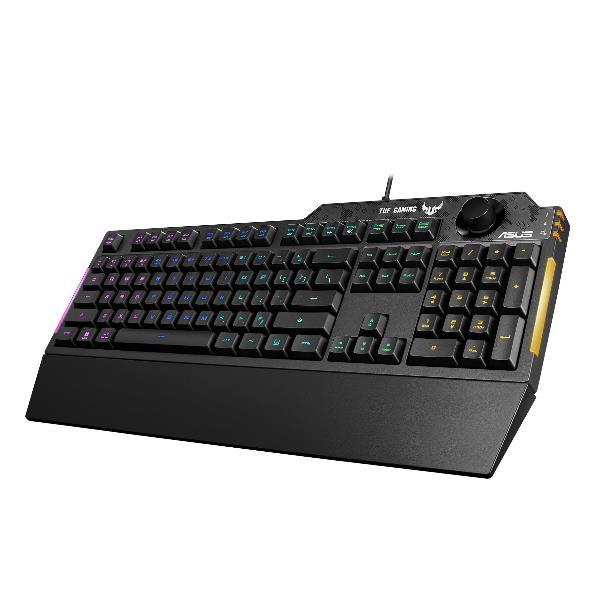 ASUS TUF Gaming K1 - Tastiera - retroilluminato - USB - italiana - nero