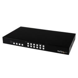 StarTech.com Distributore Matrice Switch HDMI 4x4 con opzione Picture and Picture (PAP) o Maxischermo - 1080p, HDMI, Alluminio, Nero, 1280 x 720 (HD 720), 1920 x 1080 (HD 1080), 1920 x 1200 (WUXGA), 640 x 480 (VGA), 1080p, 720p, 1920 x 1200 Pixel
