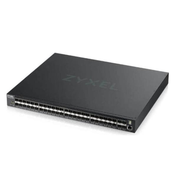Zyxel XGS4600-52F - Switch - L3 - gestito - 48 x Gigabit SFP + 4 x 10 Gigabit SFP+ - montabile su rack