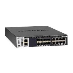 NETGEAR M4300-8X8F - Switch - L3 - gestito - 8 x 10/100/1000/10000 + 8 x 10 Gigabit SFP+ - flusso d'aria da anteriore a posteriore - montabile su rack