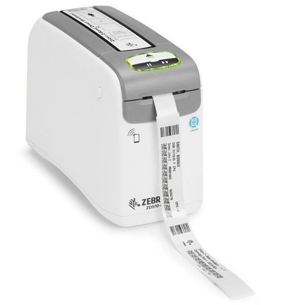 Zebra ZD510-HC - Stampante per etichette - termico diretto - Rotolo (3,02 cm) - 300 dpi - fino a 102 mm/sec - USB 2.0, LAN, host USB, Bluetooth 4.0 LE