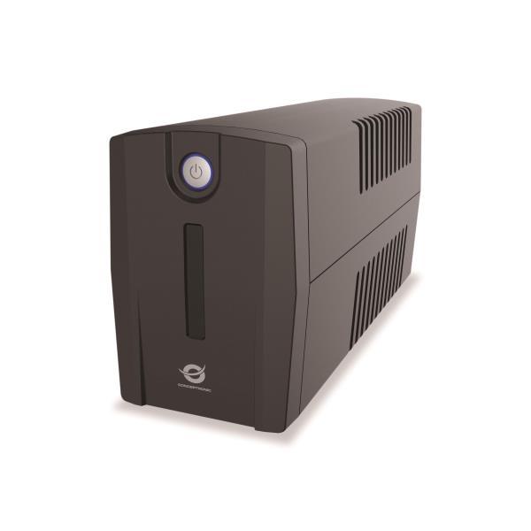 Conceptronic UPS 850VA 480W, IEC x 4, HID USB, RJ45 InOut, AVR