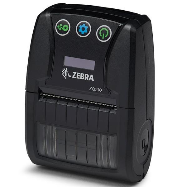 Zebra ZQ210 - Stampante per scontrini - termico diretto - Rotolo (5,8 cm) - 203 dpi - fino a 63.5 mm/sec - USB 2.0, NFC, Bluetooth 2.1 EDR, Bluetooth 4.1 LE
