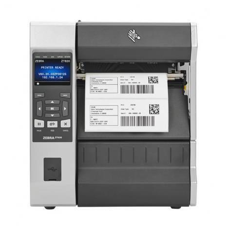 Zebra ZT620 - Stampante per etichette - termico diretto / trasferimento termico - Rotolo (17,1 cm) - 203 dpi - fino a 305 mm/sec - USB, seriale, Gigabit LAN, host USB, NFC, Bluetooth 4.0 - barra di strappo