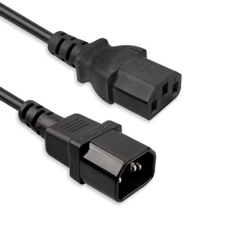 VULTECH CAVO PROLUNGA ALIMENTAZIONE DA IEC13 FEMMINA A IEC14 MASCHIO 1.5 MT NERO