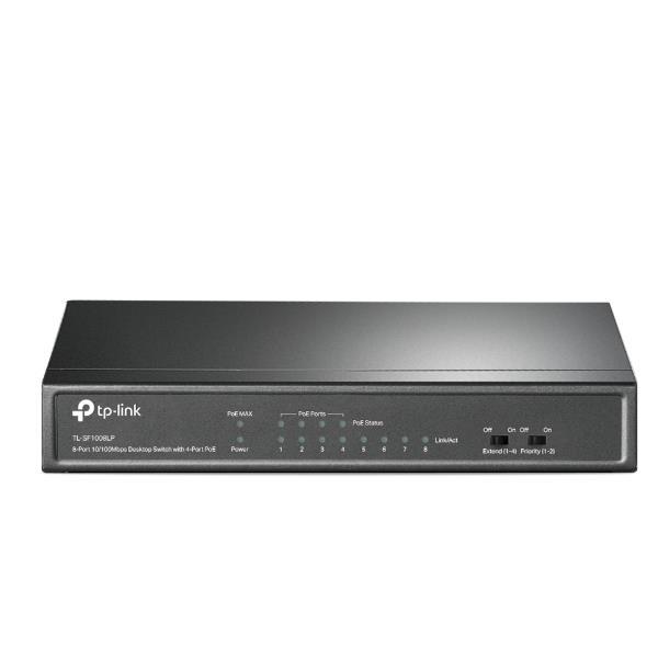 Switch desktop 8 porte 10/100Mbps di cui 4 …