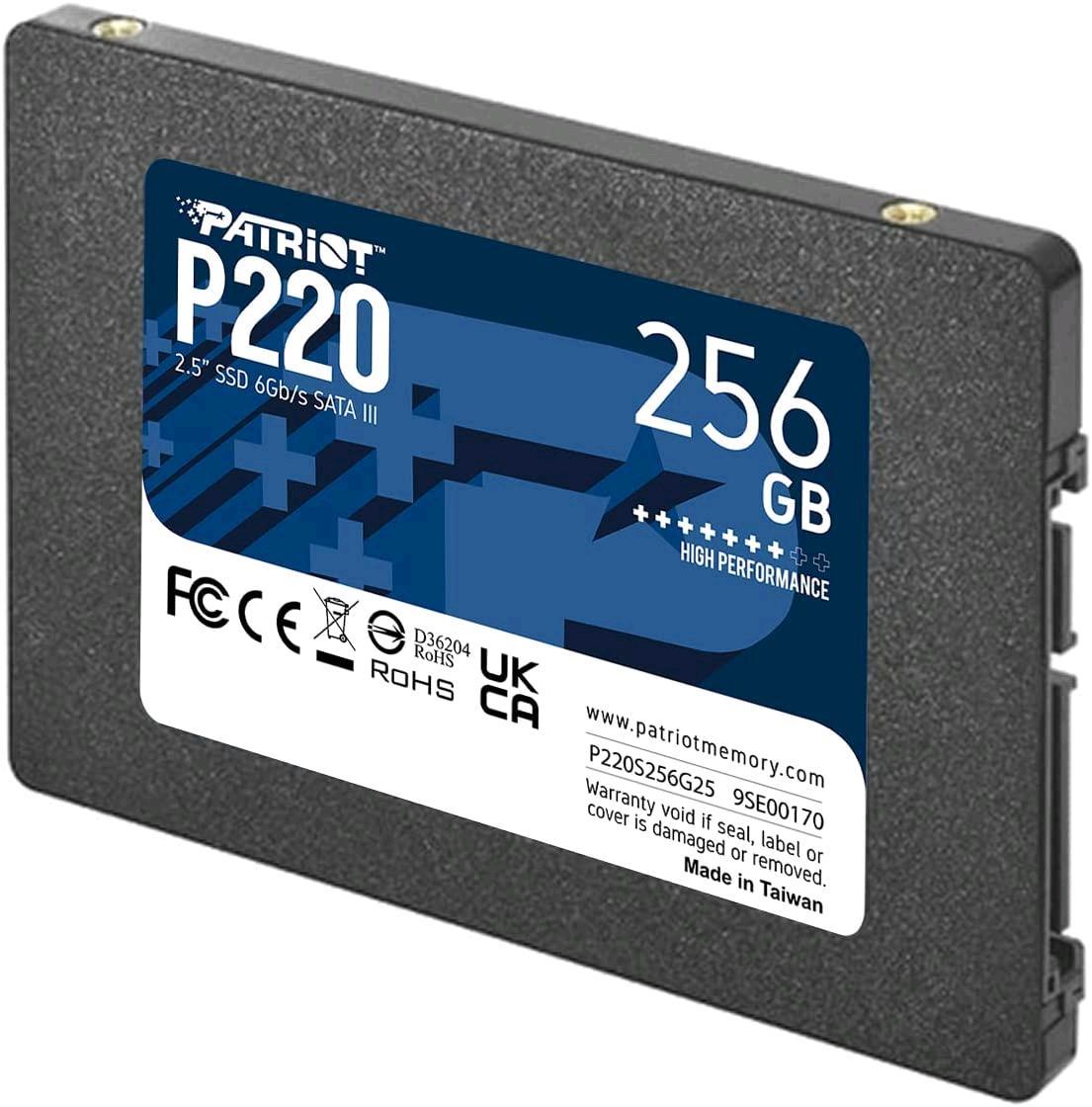 PATRIOT P220 SSD 256GB 2.5" SATA III READ:550MB/WRITE:490 …