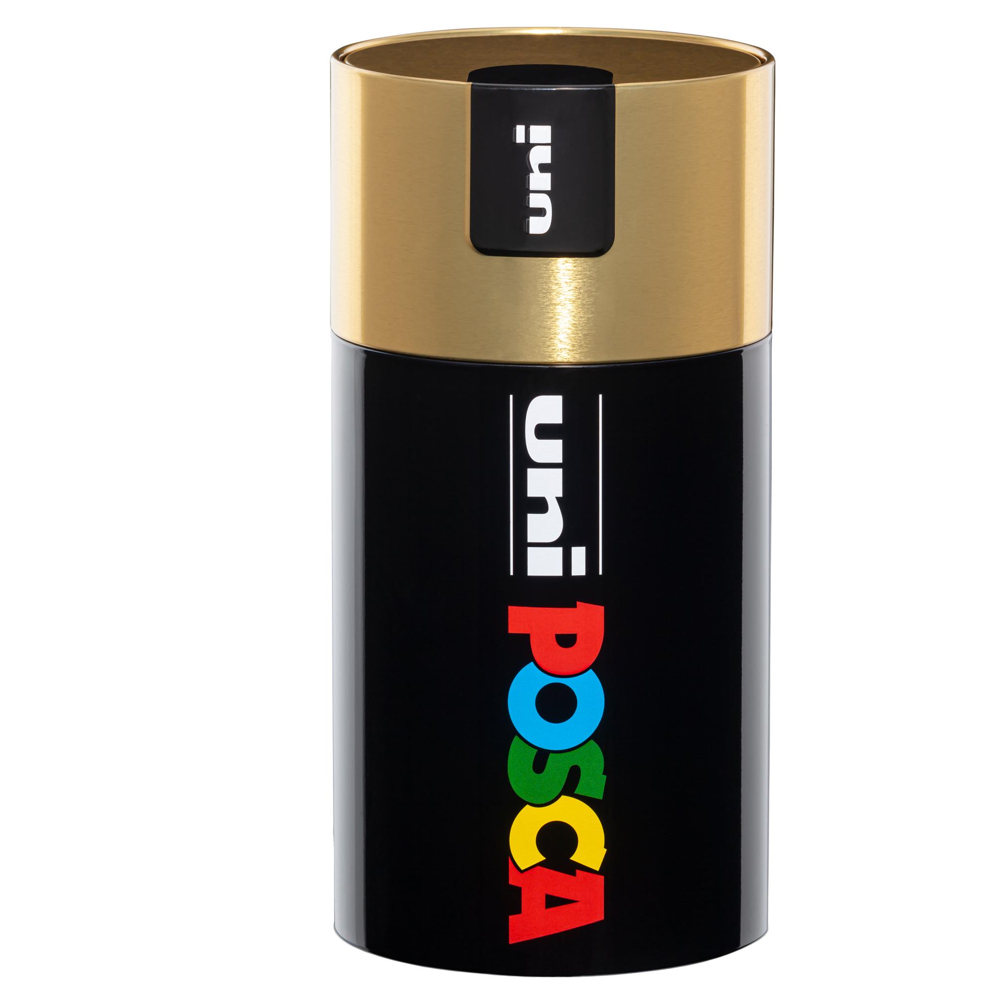 Marcatore Uni Posca PC5M - con coperchio oro …