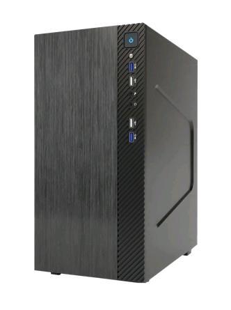 ITEK SMALLCOM-B CASE MINI TOWER M-ATX 2XUSB3 2XUSB2 GRIGIO NERO