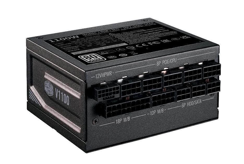 COOLER MASTER V1100 ALIMENTATORE 1.100W MODULARE 80+ PLATINUM PFC ATTIVO SFX NERO