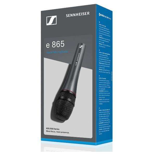 Sennheiser E865 Microfono a condensatore supercardioide per parlato …