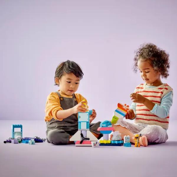 LEGO DUPLO AVVENTURA DELLO SPACE SHUTTLE 3 IN 1 RAZZO SPAZIALE DIDATTICO CON 2 PERSONAGGI UN ALIENO E ACCESSORI