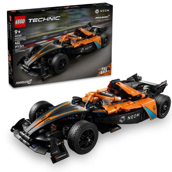 LEGO TECHNIC NEOM MCLAREN FORMULA E RACE CAR MODELLINO DI AUTO DA CORSA F 1 DA COSTRUIRE