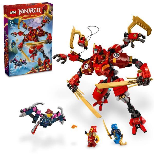 LEGO NINJAGO CLIMBER MECH NINJA DI KAI GUERRIERO GIOCATTOLO DA COSTRUIRE CON 4 MINIFIGURE