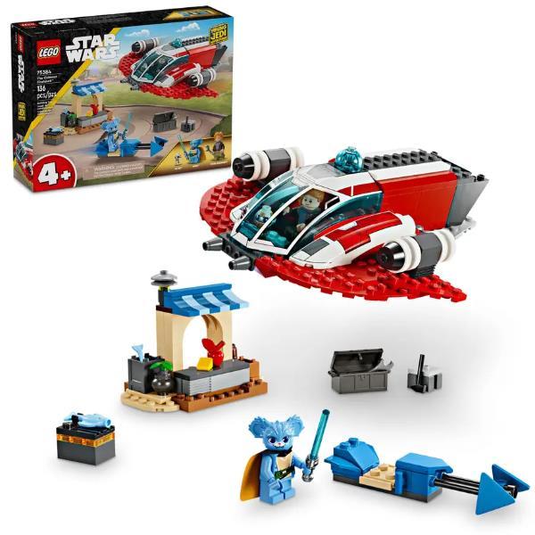 LEGO STAR WARS THE CRIMSON FIREHAWK SET CON ASTRONAVE DA COSTRUIRE VEICOLO SPEEDER BIKE E 3 PERSONAGGI