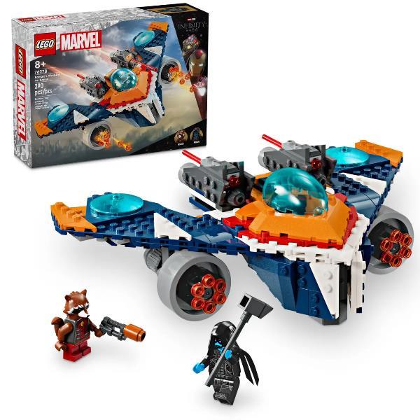 LEGO MARVEL WARBIRD DI ROCKET VS RONAN ASTRONAVE …
