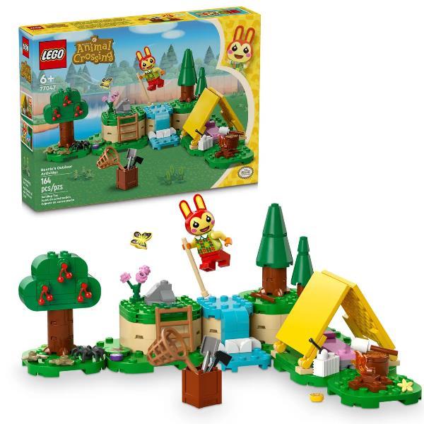 LEGO ANIMAL CROSSING BONNY IN CAMPEGGIO SET DA COSTRUIRE CON CONIGLIETTO