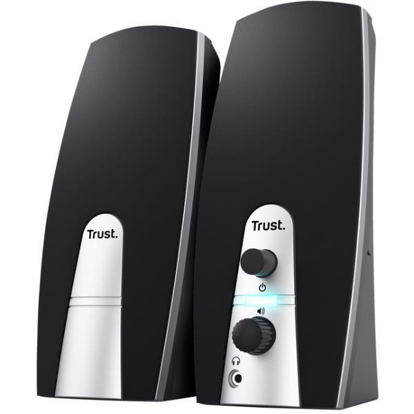 Trust - Altoparlanti - per PC - USB - 5 Watt (Totale) - nero